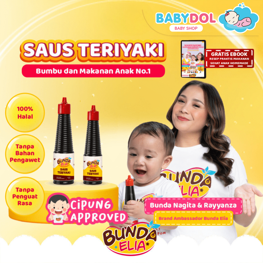

BABYDOL Bumbu Bunda By Elia Saus Teriyaki Saus Teriyaki Non MSG Non Pengawet