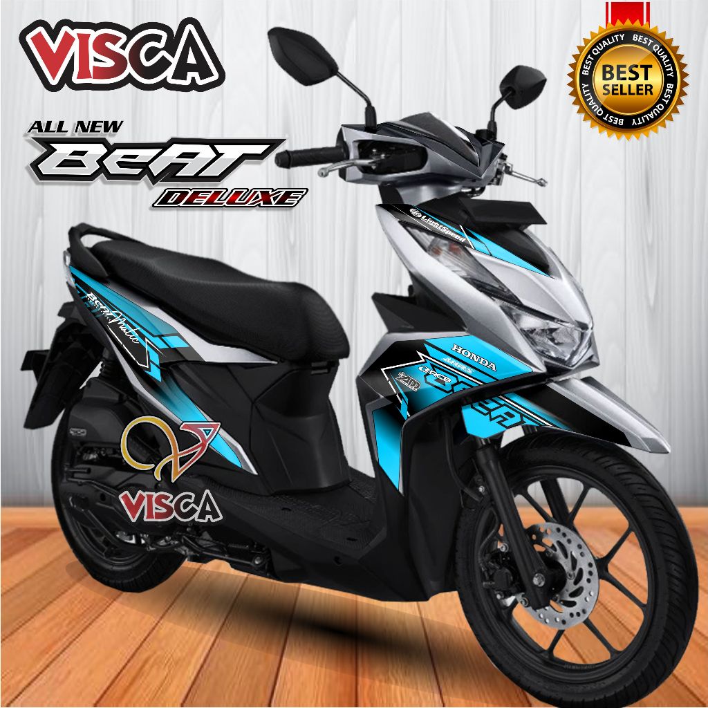 Stiker Striping Beat Deluxe - Stiker Striping Beat Street 2020 - 2022 Variasi RACEMODE