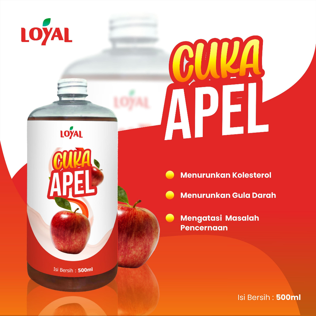 

Loyal Cuka Apel ORGANIK / APPLE CIDER VINEGAR WITH THE MOTHER
