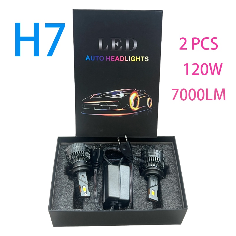 H7 Lampu LED Mobil Car Bulb Lampu 120W H11/H4/HB3 Lampu Jarak Dekat & Jauh Cocok untuk Semua Mobil