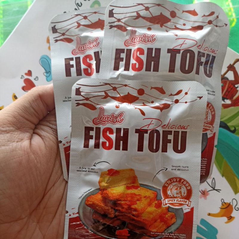 

LUVISH FISH TOFU SPICY FLAVOR (ateng cell) 1pcs