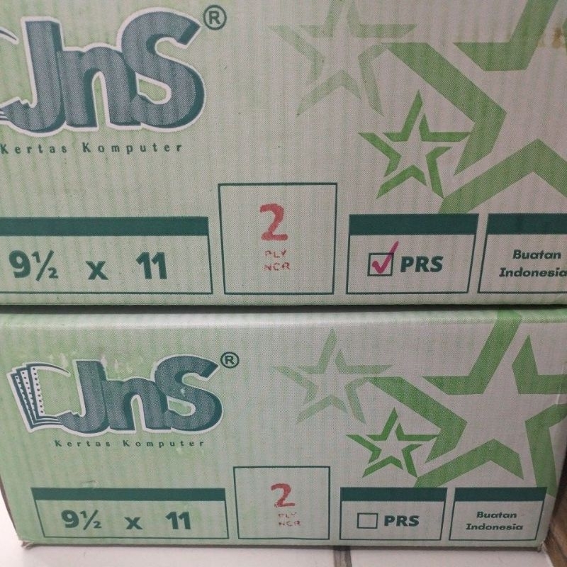 

Kertas Continuous Form 2 Ply "JNS" 9.5x11 , 9.5x11/2(prs)