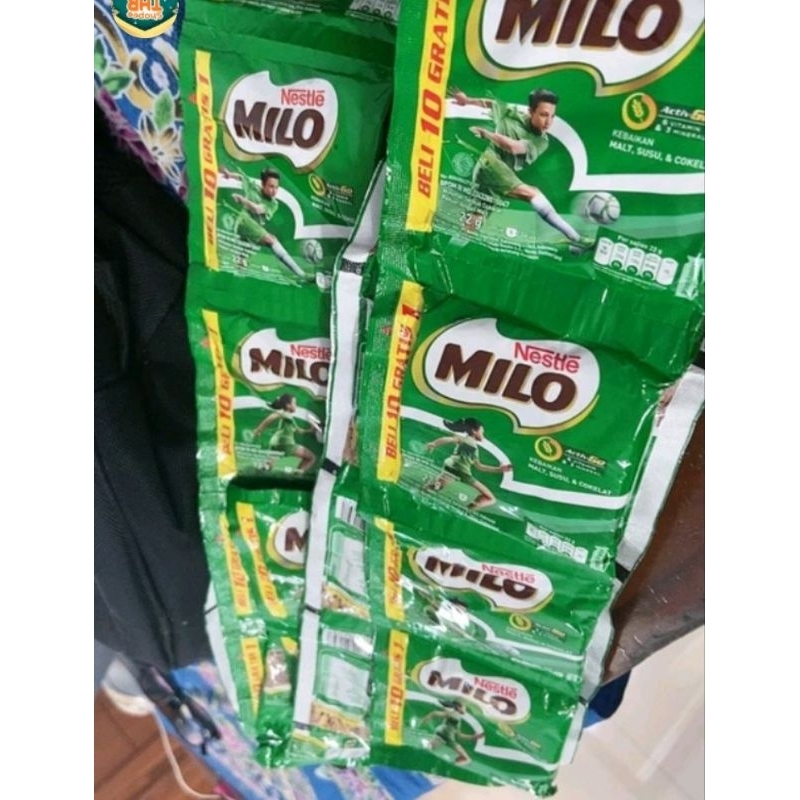 

Milo Susu Bubuk Cokelat (10 Sachet/Renceng)