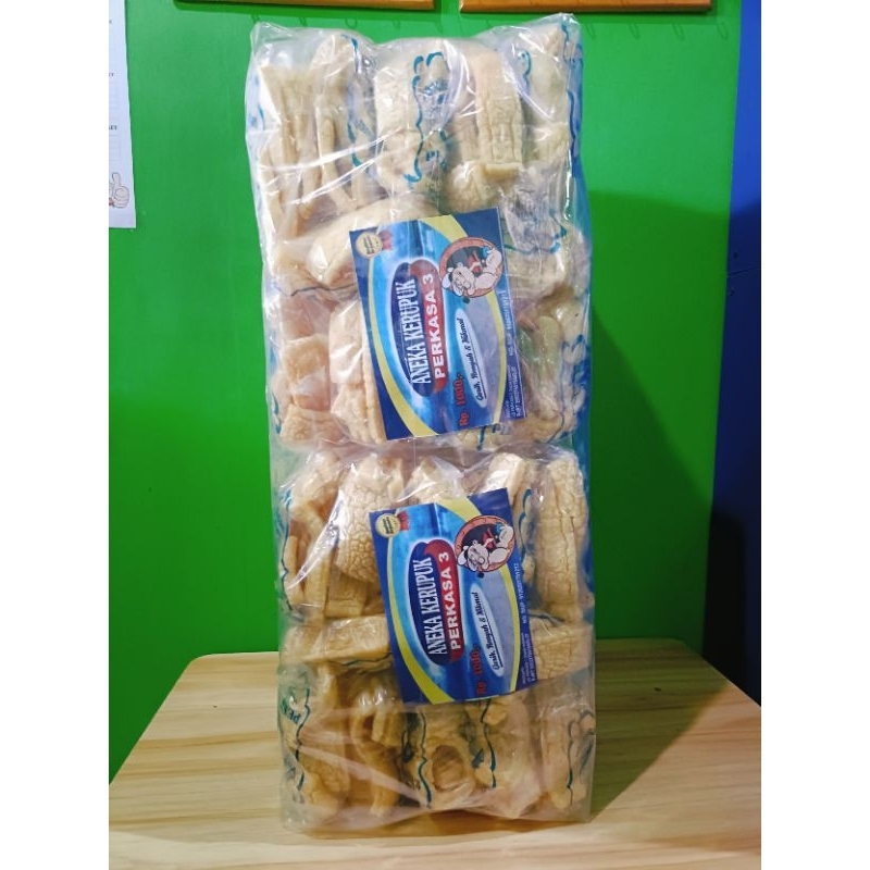 

Kerupuk rambak/kerupuk pangsit/kerupuk perkasa/perkasasnack/1 pak isi 12pcs