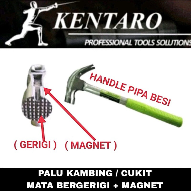 KENTARO - PALU KAMBING / CUKIT - MATA GERIGI + MAGNET - JAPAN QUALITY