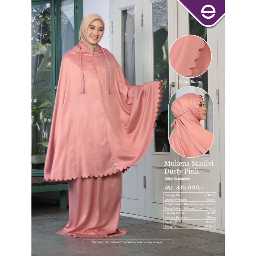 ETHICA MUKENA MAULVI BAHAN SILKY PREMIUM PROMO SALE