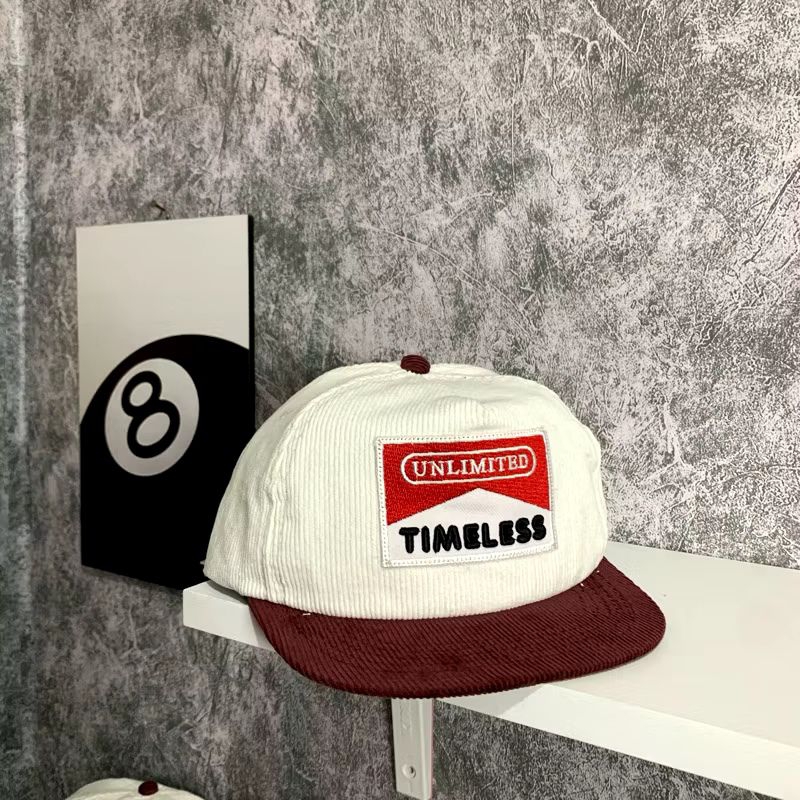 Topi Corduroy Snapback Caps Classic - Topi Corduroy Short Visor - Topi Lidah Pendek Rope Hat