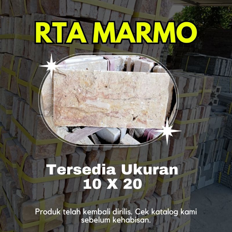 BATU ALAM RTA MARMO | UKURAN 10 X 20CM