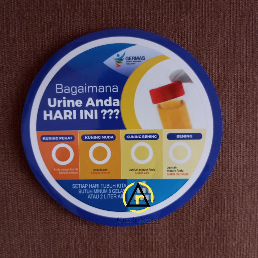 

Stiker Bagaimana Urin Anda Hari Ini - Warna Urin