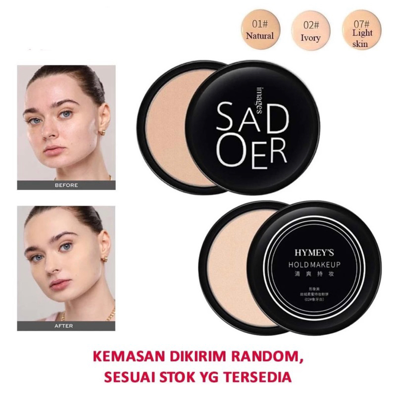 Hymeys Powder Bedak Glowing Tahan Lama Anti Air Images Professional Compact Powder bedak tebal