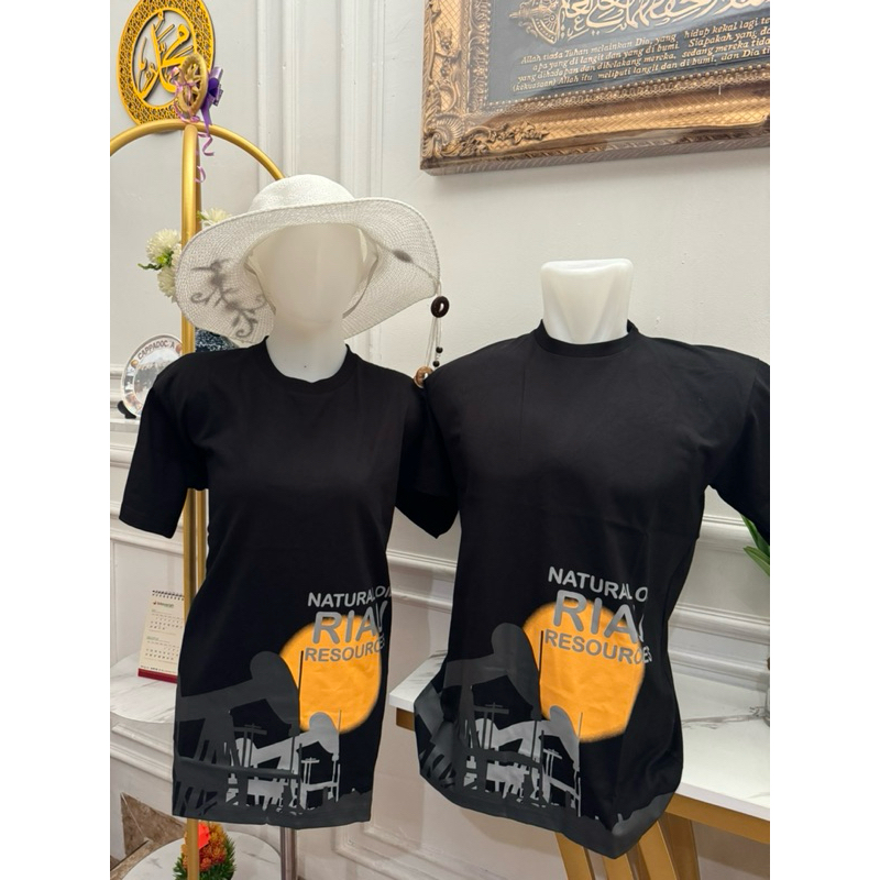 KAOS SOUVENIR PEKANBARU POMPA ANGGUK POMPA MINYAK BUDAK MELAYU RIAU