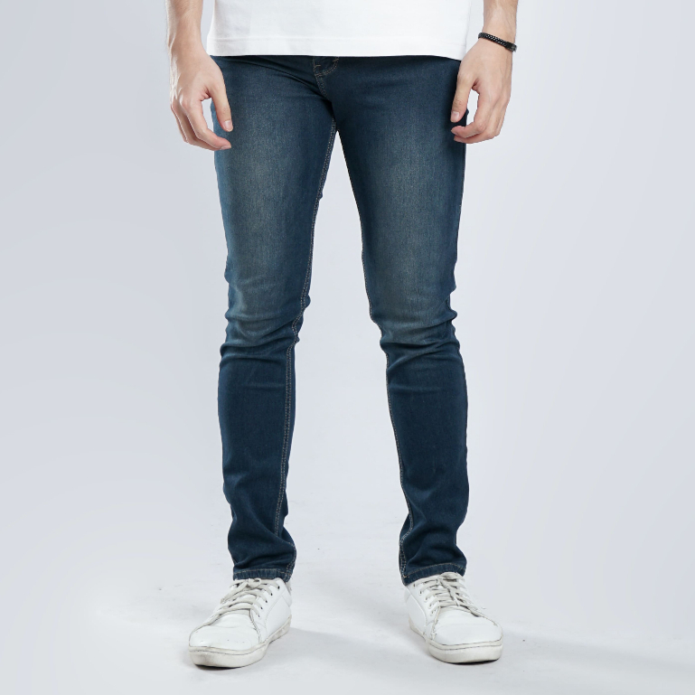 HNDSN - Celana Jeans Pria Slim Fit Brunette Brown - Celana Jeans Denim - Celana Jeans Coklat