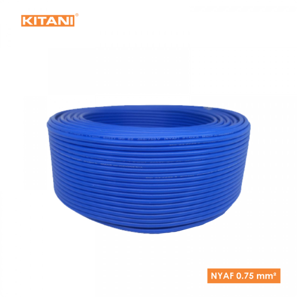 KABEL NYAF 0.75 MM KITANI KABEL AKI KABEL RAKIT PANEL FULL TEMBAGA KABEL BODY KABEL 0,75MM KITANI