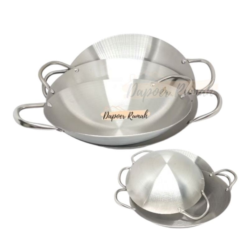 WAJAN HOME PRO 30"/WAJAN PENGGORENGAN/KUALI/WAJAN STAINLESS/WAJAN SERBAGUNA
