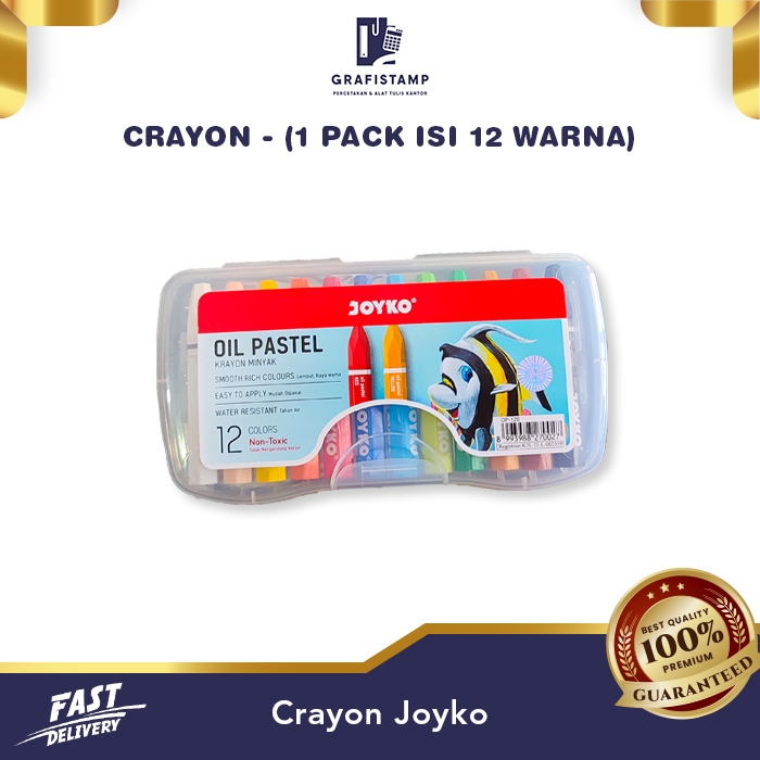 

Crayon Joyko 12 Warna (Crayon) - Pack