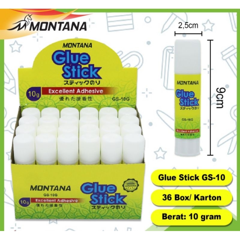 

GLUE STIK LEM BATANG MONTANA 10 GR