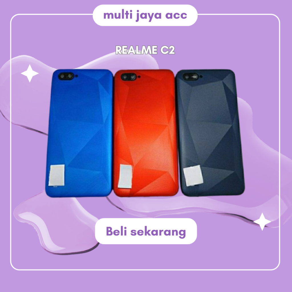 Backdoor Tutup Belakang Realme C2 Casing
