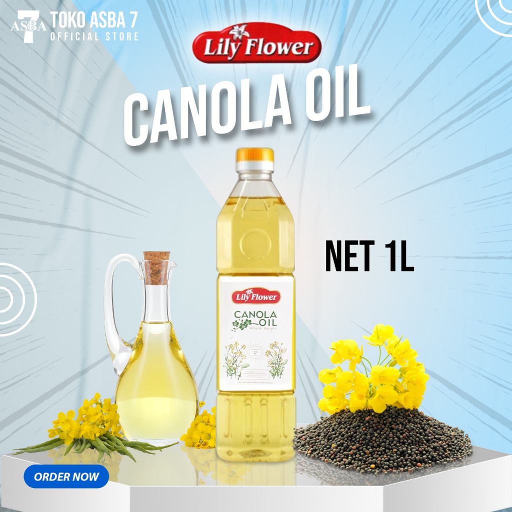 

LILY FLOWER CANOLA OIL 1 LITER