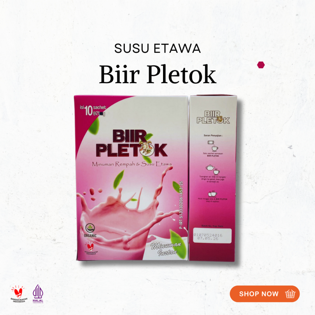 

Susu Etawa BIIR PLETOK Meningkatkan Sistem Kekebalan Tubuh Halal Original 100%
