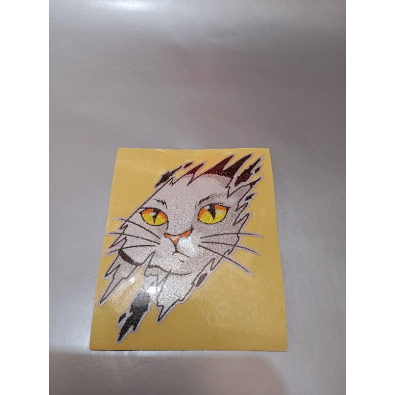 

stiker gambar kepala kucing