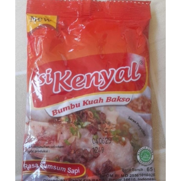 

Bumbu KUAH BAKSO rasa Sumsum Sapi SI KENYAL 65g