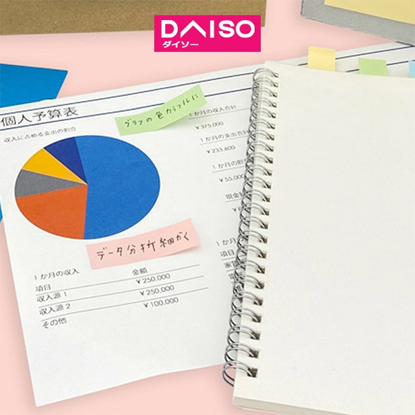 

Daiso Strong Sticky Note -4 Colors-