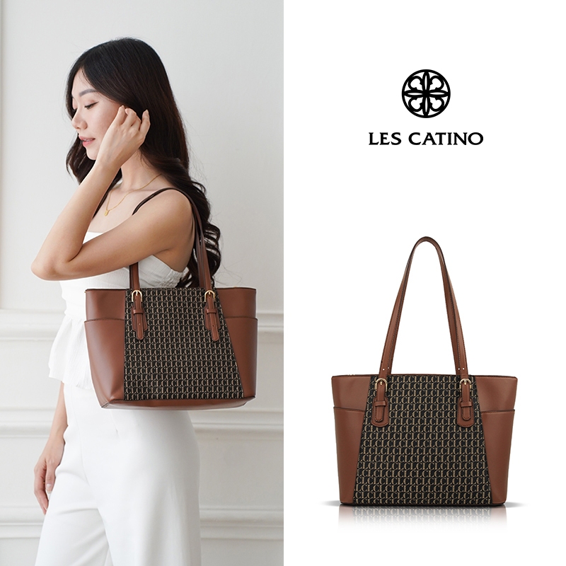 Tas Bahu Les Catino Ny. Gramercy Noya Alphbt Tote