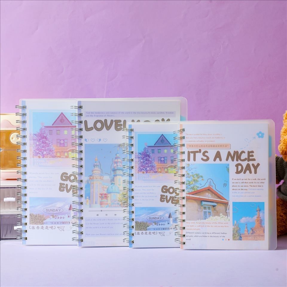 

NOTEBOOK A5 DEPAI 023 COVER MIKA 80 LEMBAR SPIRAL AESTHETIC BUKU DIARY BUKU TULIS CATATAN MURAH