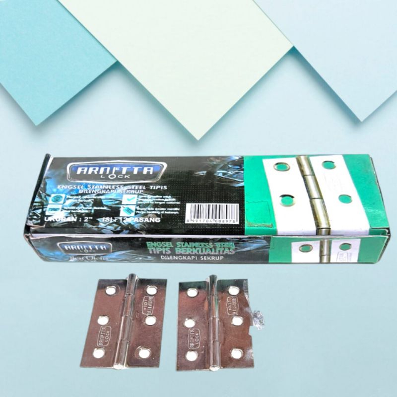 Engsel Tipis Stainless 2 Inch Arnetta