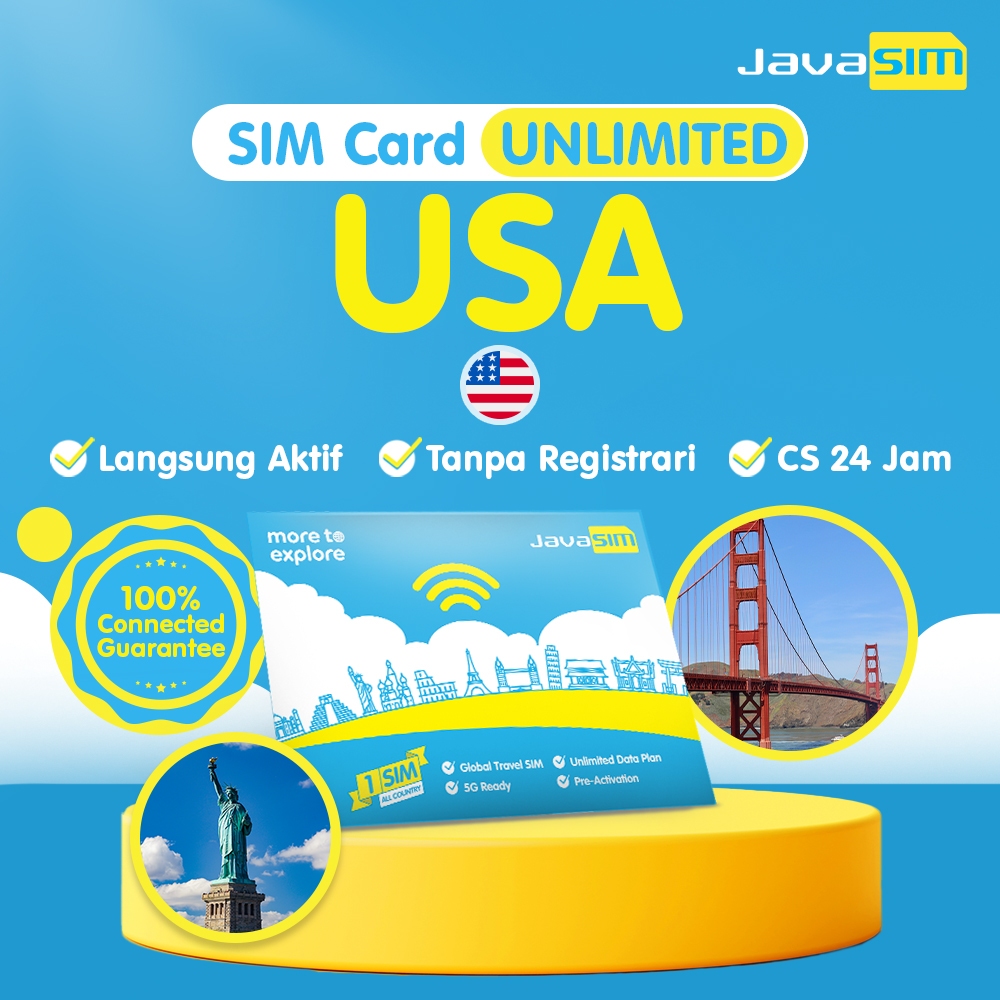 JavaMifi SIM Card Amerika Unlimited | USA SIM