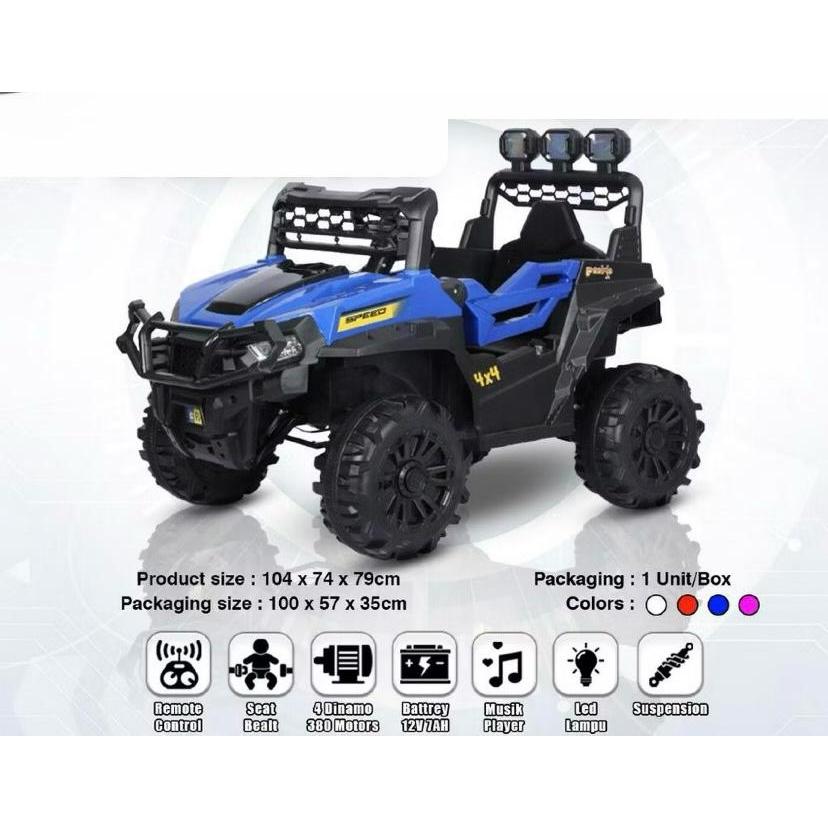 SEWA Mobil Pasific Biru- Azkia Baby Rental Medan Mainan Anak Medan