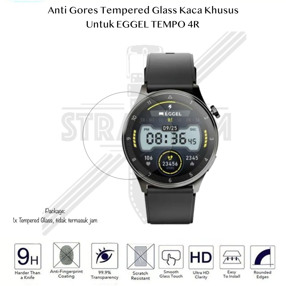 Tempered Glass Eggel Tempo 4R - Anti Gores Pelindung Layar Screen Guard Protector