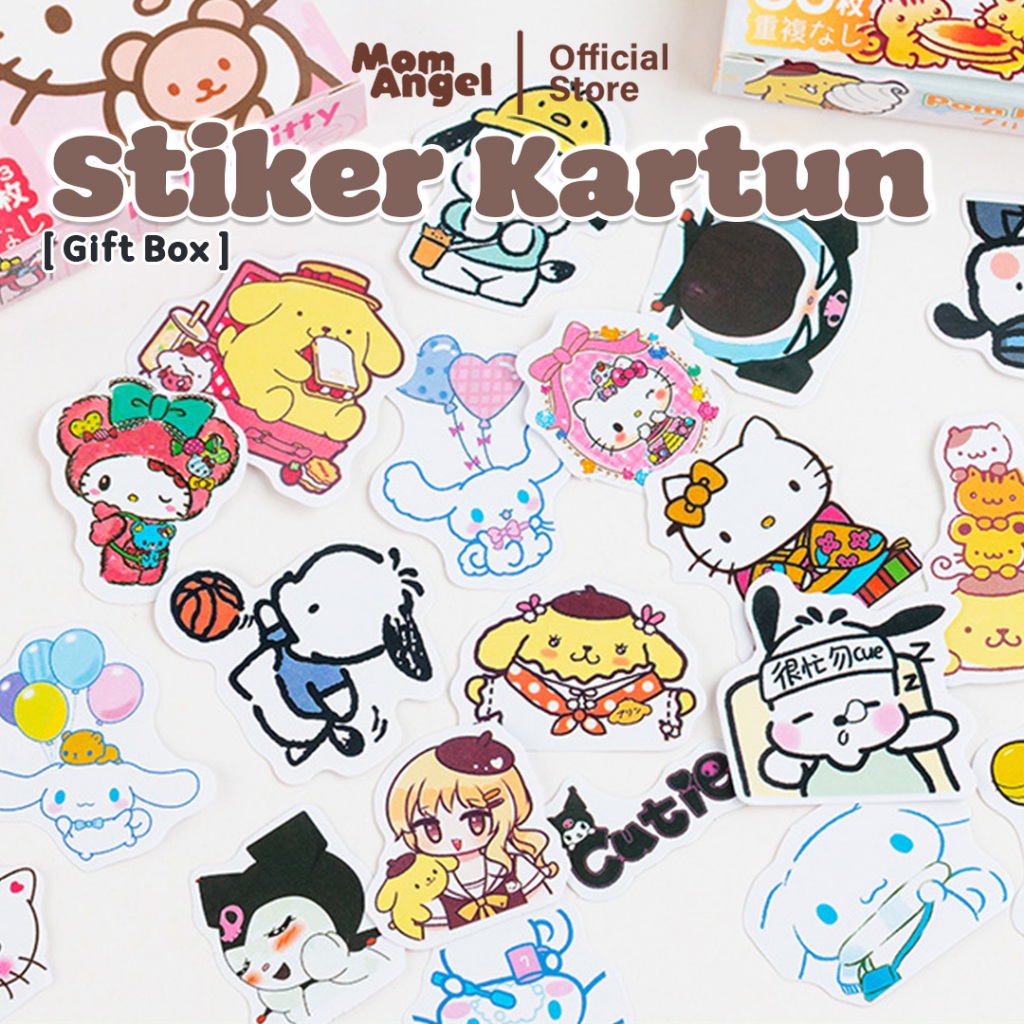 

Stiker Lucu Motif Kartun Korea Aesthetic Tempelan Momo Helm Motor Dinding Kamar Mixue Dekorasi Buku Handbook Scrapbook