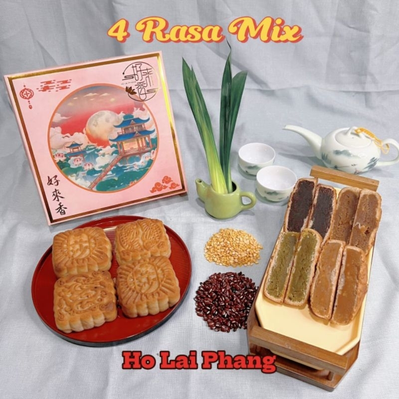 

4 Rasa Mix Ho Lai Phang Traditional Mooncake