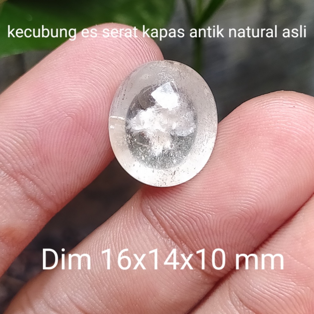 BATU KECUBUNG SERAT KAPAS PUTIH ANTIK ASLI cek batu lainnya yaman api wulung opal bacan permata kali