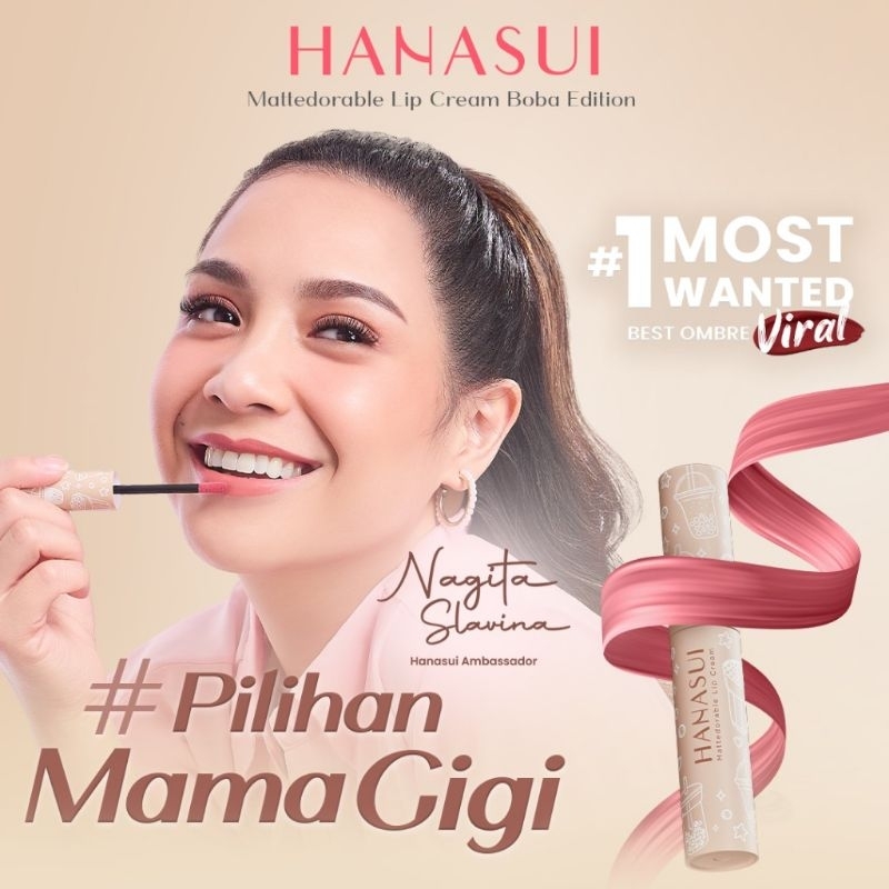 ♥️ ORISKIN ♥️Hanasui Lip Cream Boba Edition