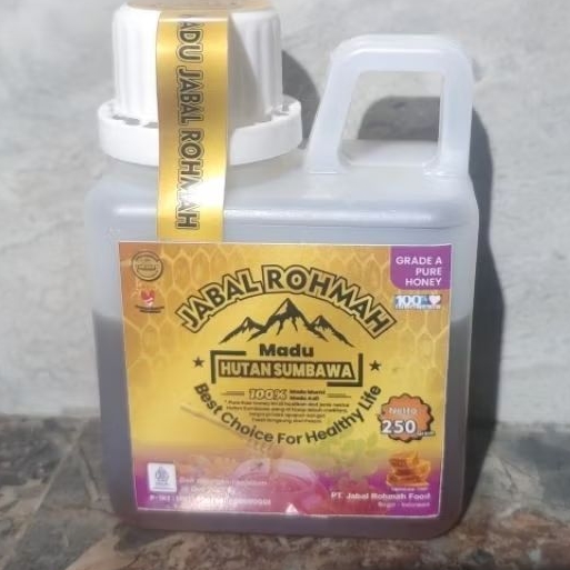 

Madu Asli Murni Hutan Sumbawa 250gram Jabal Rohmah Grade A 100% Alami Natural Pure Raw Honey