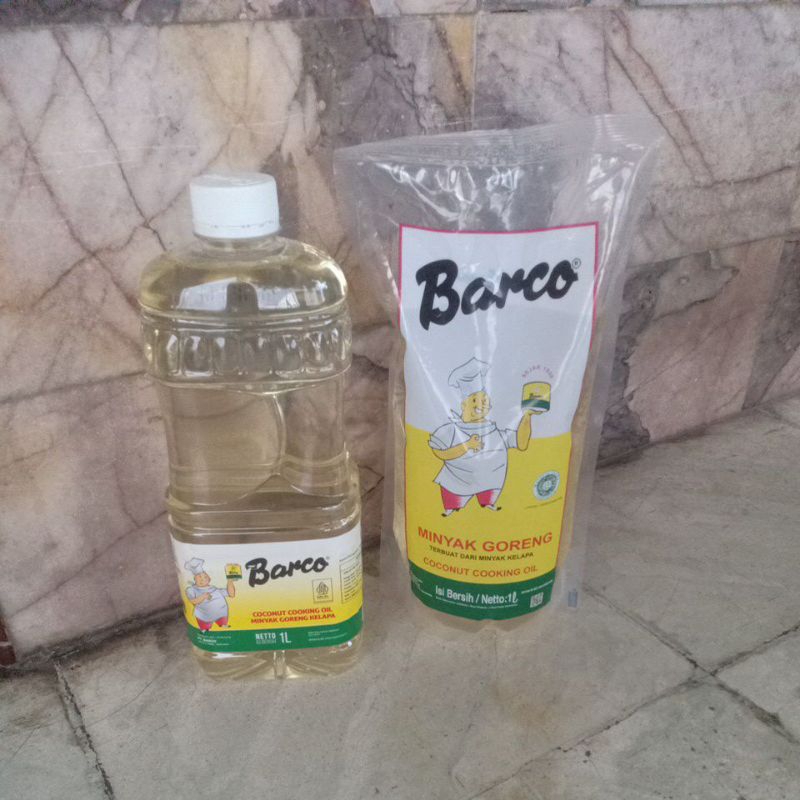 

BARCO ~ MINYAK GORENG KELAPA 1LITER (COD SELURUH INDONESIA)