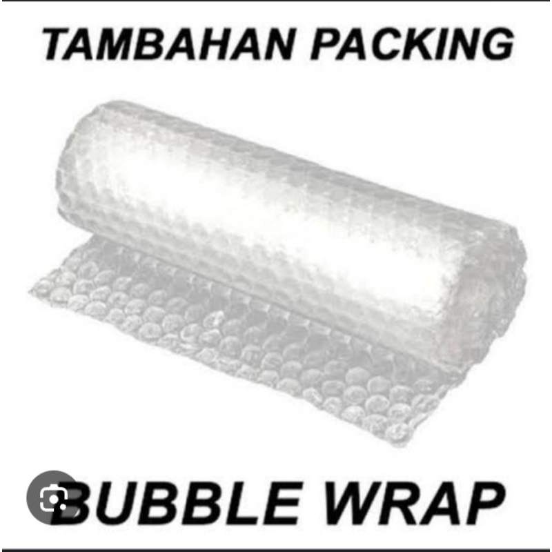 

EXTRA BUBBLE WRAP VISOR / PEMBUNGKUS PLASTIK (PEMBELIAN BUBBLE WRAP EXTRA BESERTA VISOR)