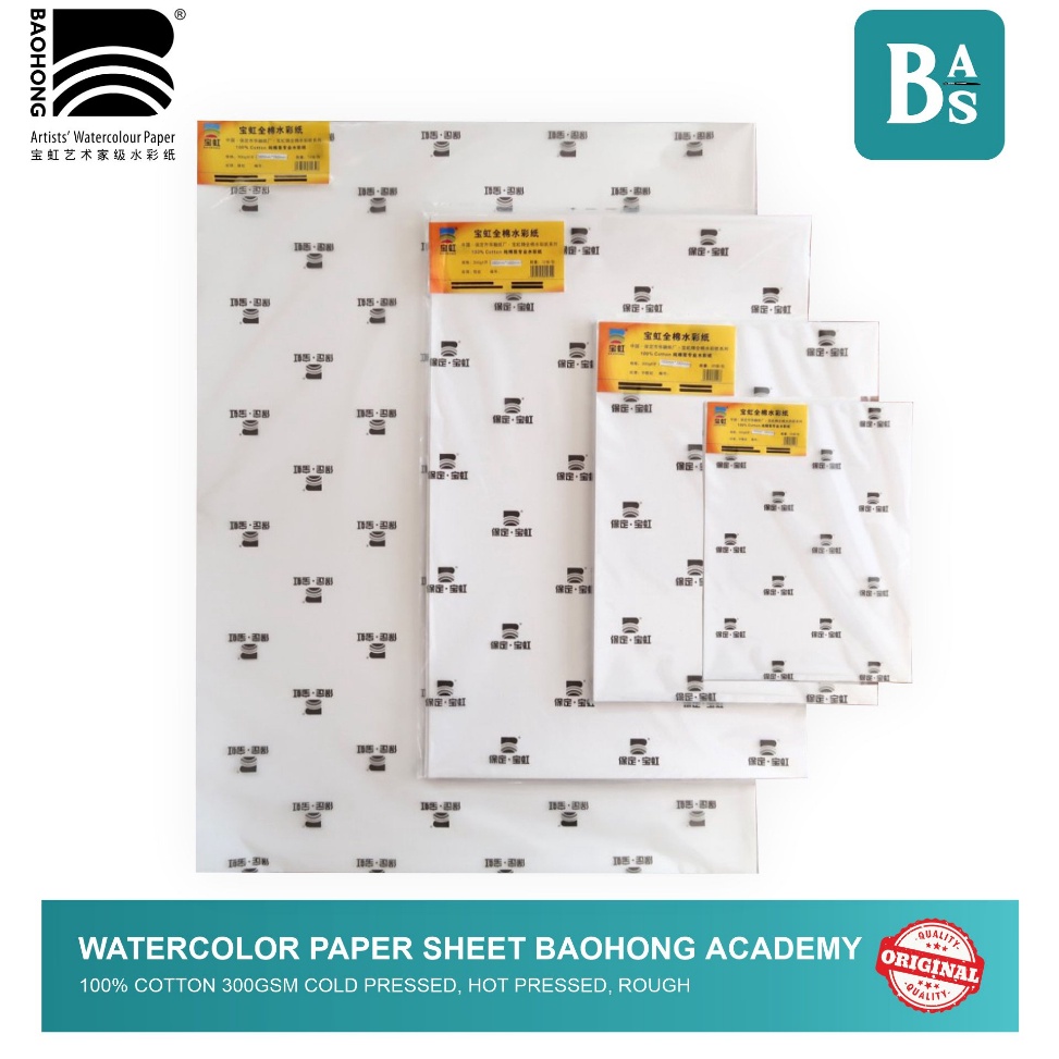 

KODE PRODUK TAH7P5538 Baohong Academy Watercolor Paper Sheet 3gsm 1 cotton Hot PressCold PressRough 1 Original Peralatan Melukis Terlaris dari BAS Bali Art Supplies Jakarta