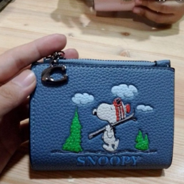 new dompet coach snoopy blue (renera shop)