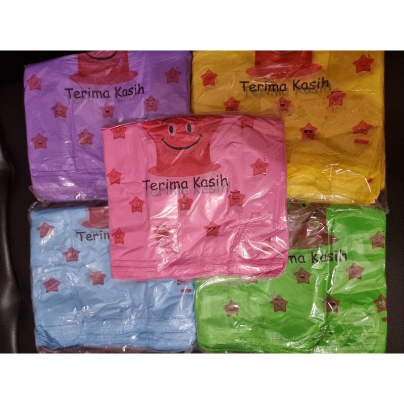Kantong Plastik Hd Smile Terima Kasih / Kantong Smile Warma Warmi