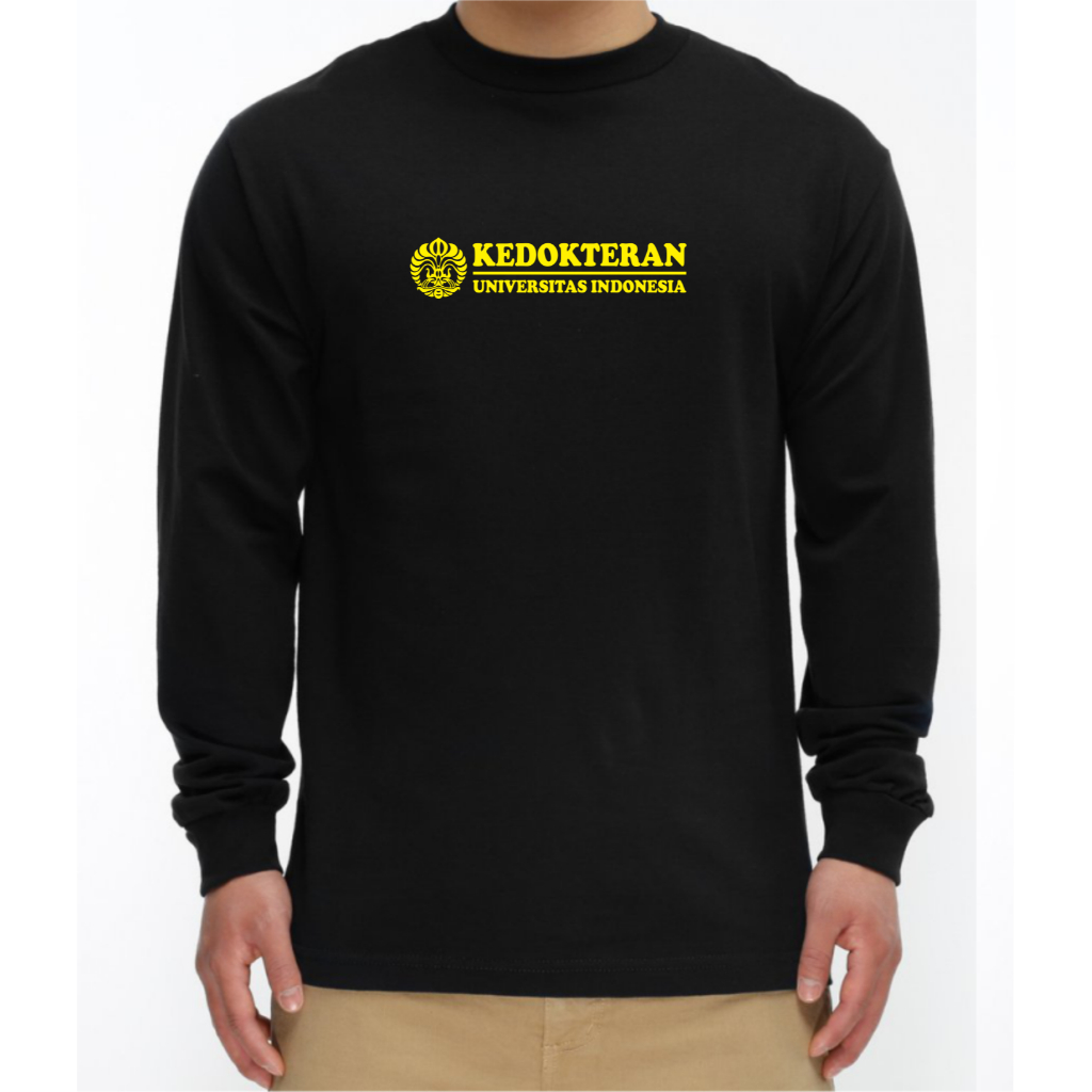 T-SHIRT KAOS KEDOKTERAN UNIVERSITAS INDONESIA LENGAN PANJANG