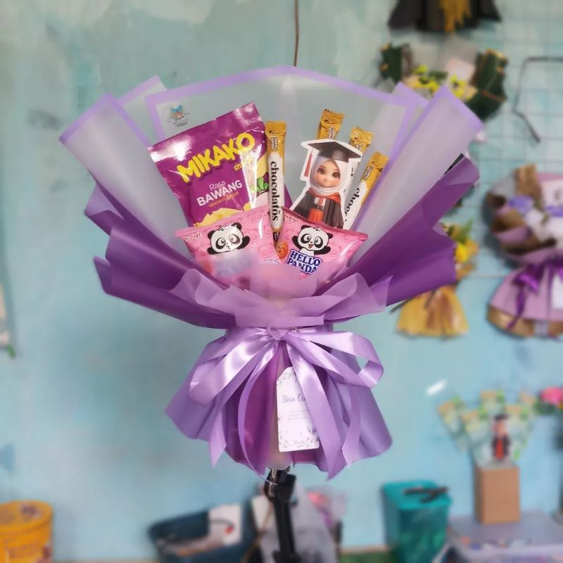 

Buket jajan - Buket snack - Snack Bouquet - Buket murah