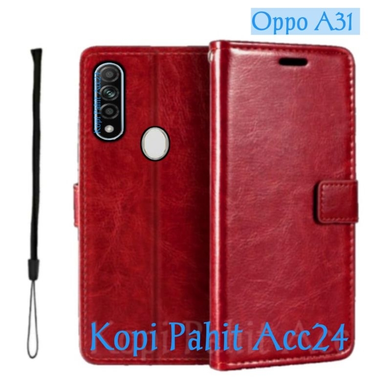Case Untuk Hp Oppo A31 Flip Cover Wallet Sarung Hp Casing Dompet Flip Magnet