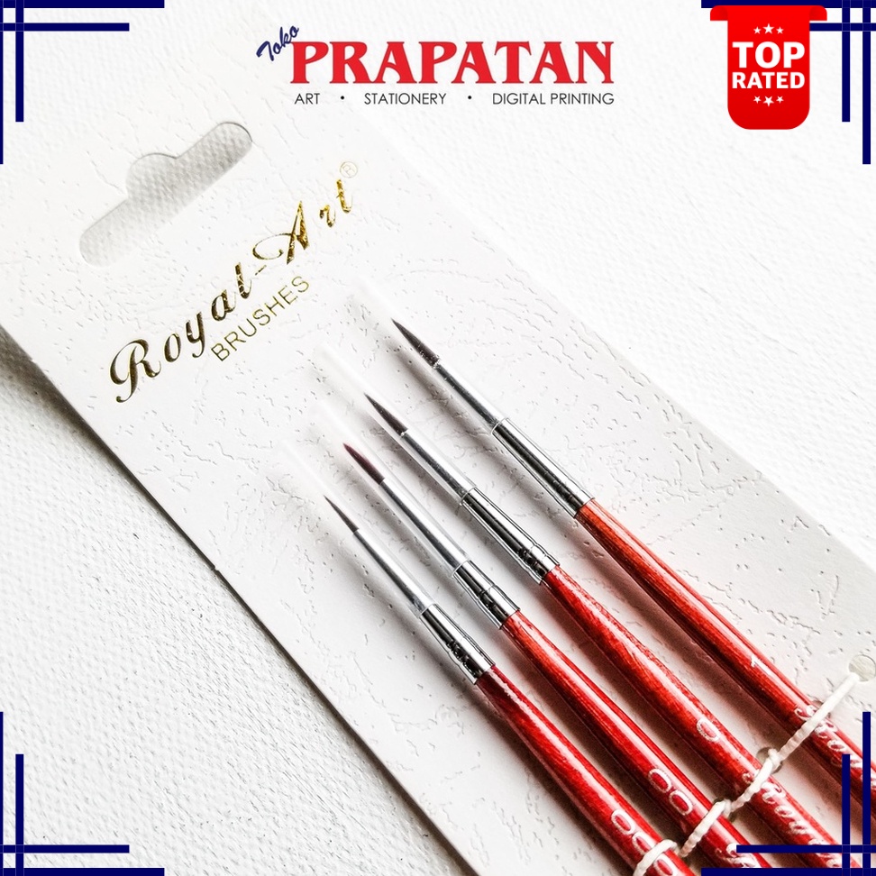 

ISTIMEWA SALE Kuas Cat Air Polos Cat Minyak Cat Akrilik Brush ISI 6 KUAS