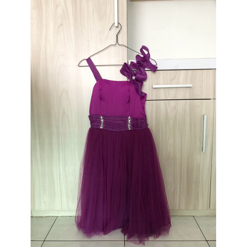 PRELOVED BAJU GAUN PESTA ANAK KECIL