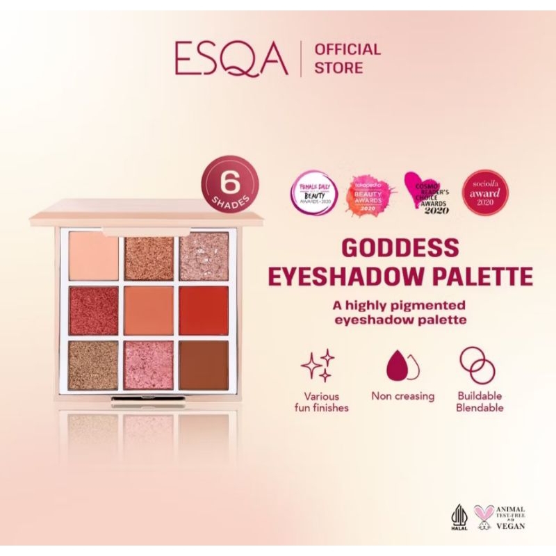 ESQA Goddess Eyeshadow Palette