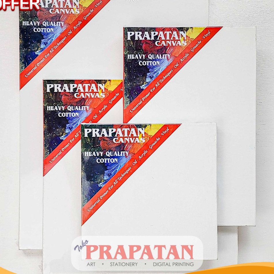 

PENAWARAN TERBATAS Kanvas lukis prapatan spanram 4x6cm