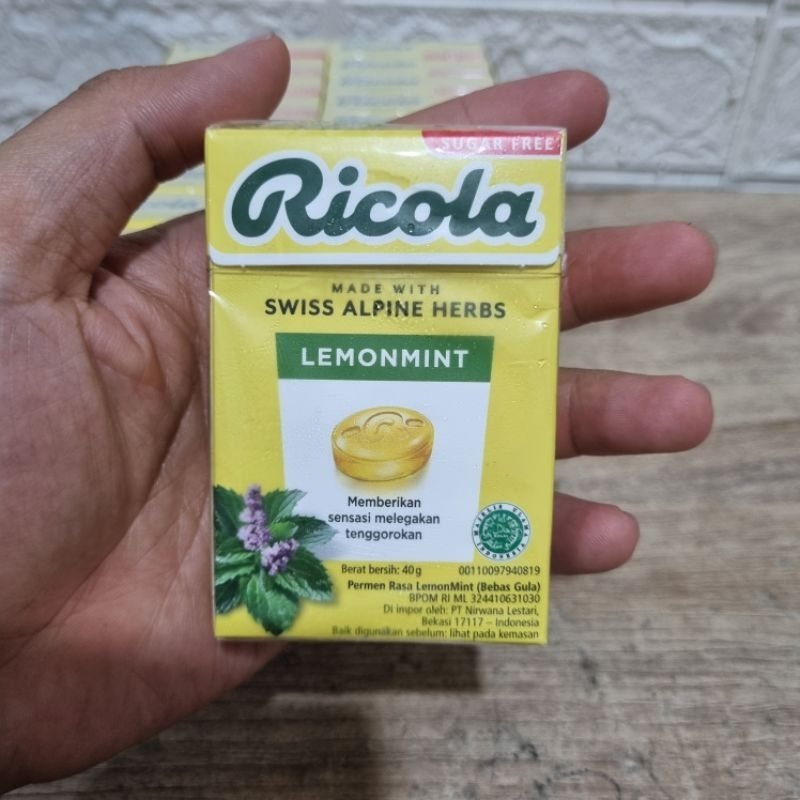 

Permen Ricola 40 Gram Original Expired Januari 2026